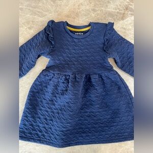 MINI BODEN Heart Jacquard
Sweatshirt Dress